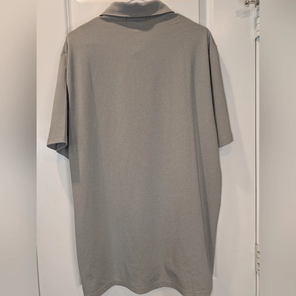 RLX Ralph Lauren Gray Performance Polo Shirt GT Moisture Wicking Golf